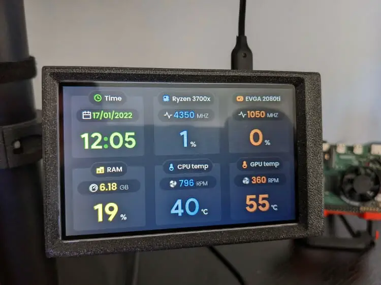 raspberry pi system monitor for pc
